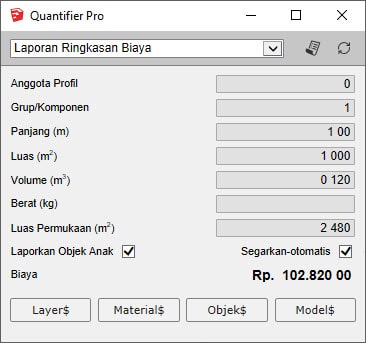 Quantifier Pro Dialog