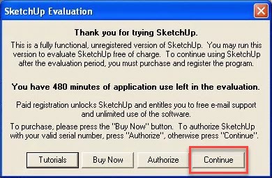 SketchUp 5 Evaluation