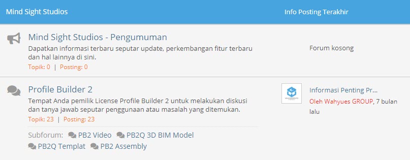 Forum MSS Profile Builder 2