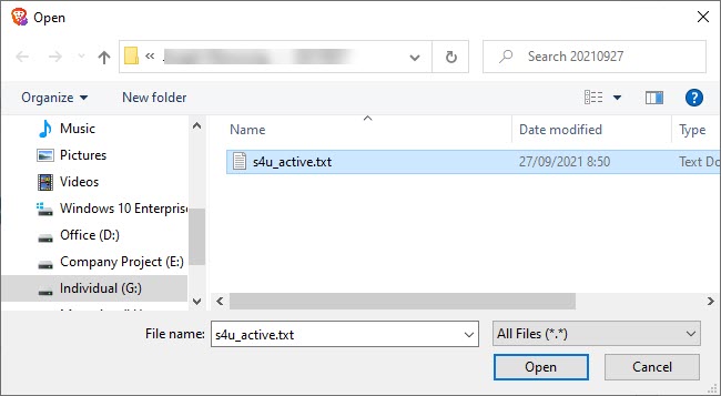 s4u Active Folder