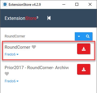 Extension Store RoundCorner